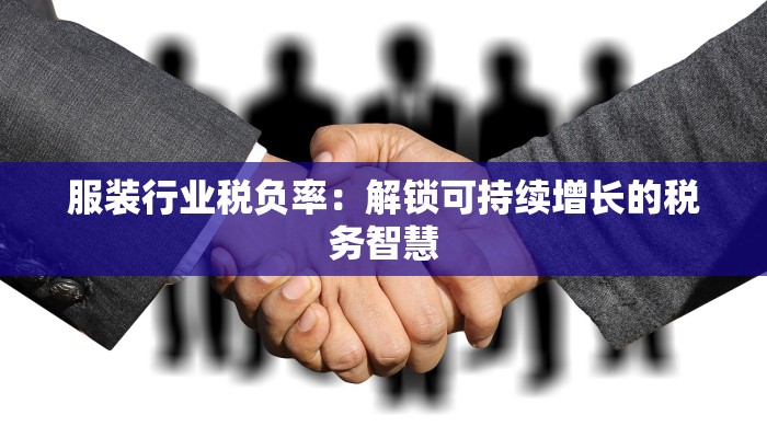 服装行业税负率：解锁可持续增长的税务智慧