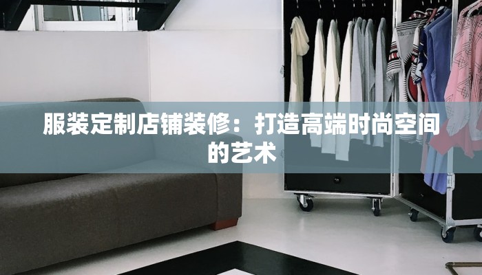 服装定制店铺装修:打造高端时尚空间的艺术