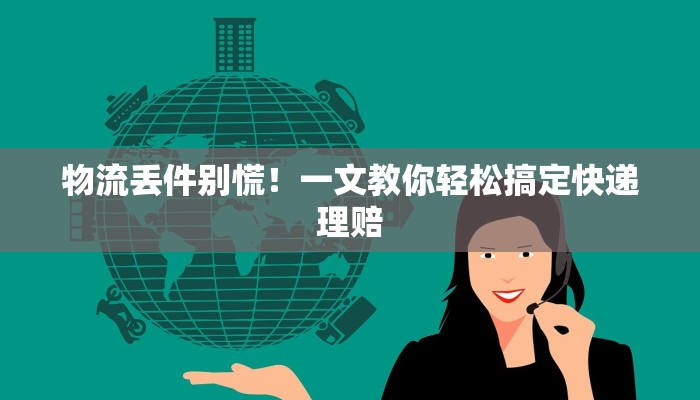 物流丢件别慌！一文教你轻松搞定快递理赔