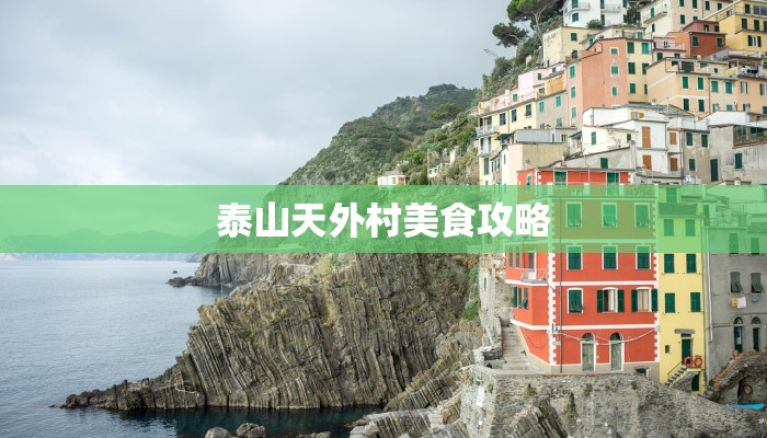 泰山天外村美食攻略