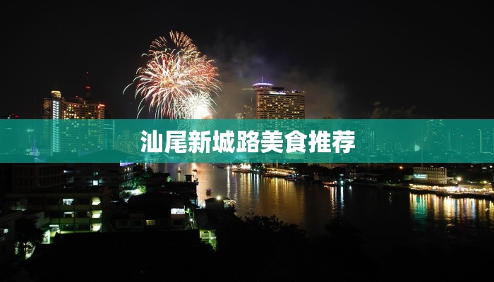 汕尾新城路美食推荐
