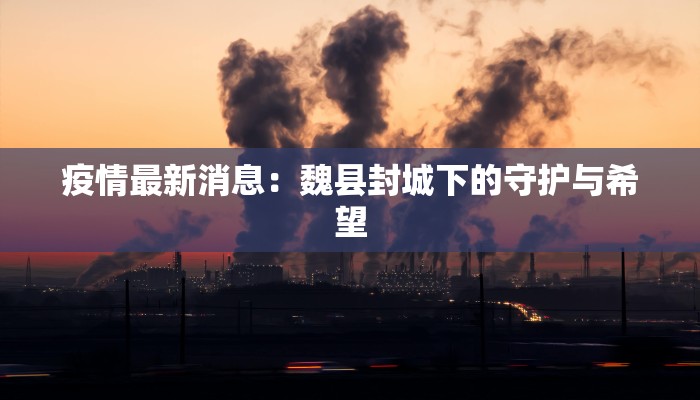 疫情最新消息：魏县封城下的守护与希望