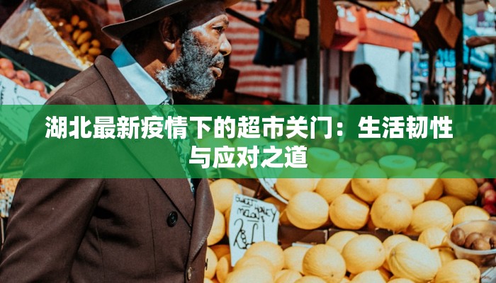 湖北最新疫情下的超市关门：生活韧性与应对之道
