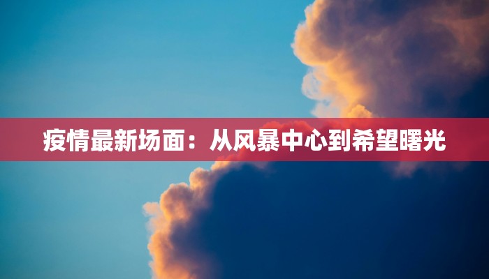 疫情最新场面：从风暴中心到希望曙光