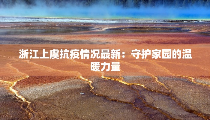 浙江上虞抗疫情况最新：守护家园的温暖力量