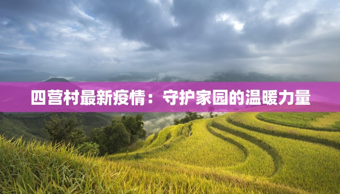 四营村最新疫情:守护家园的温暖力量