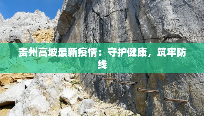 贵州高坡最新疫情:守护健康,筑牢防线